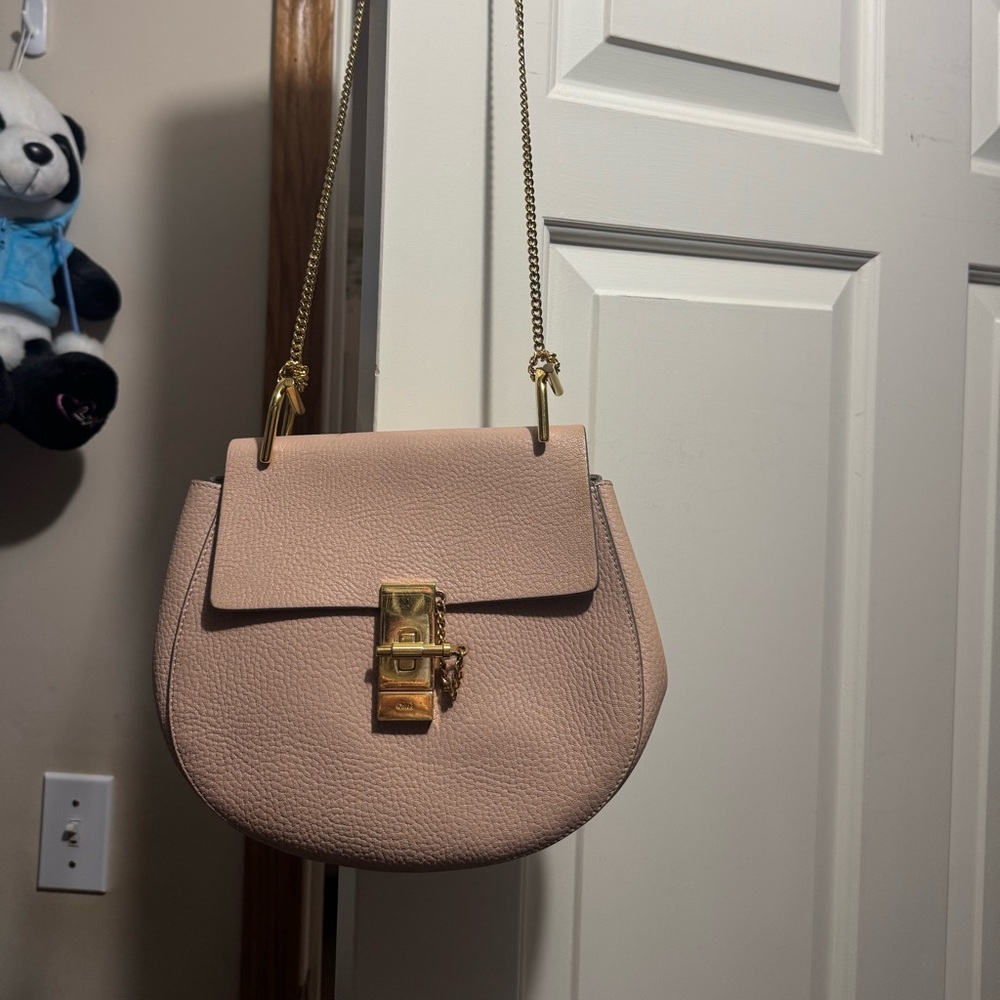 Authentic Chloe Drew bag small, pink .